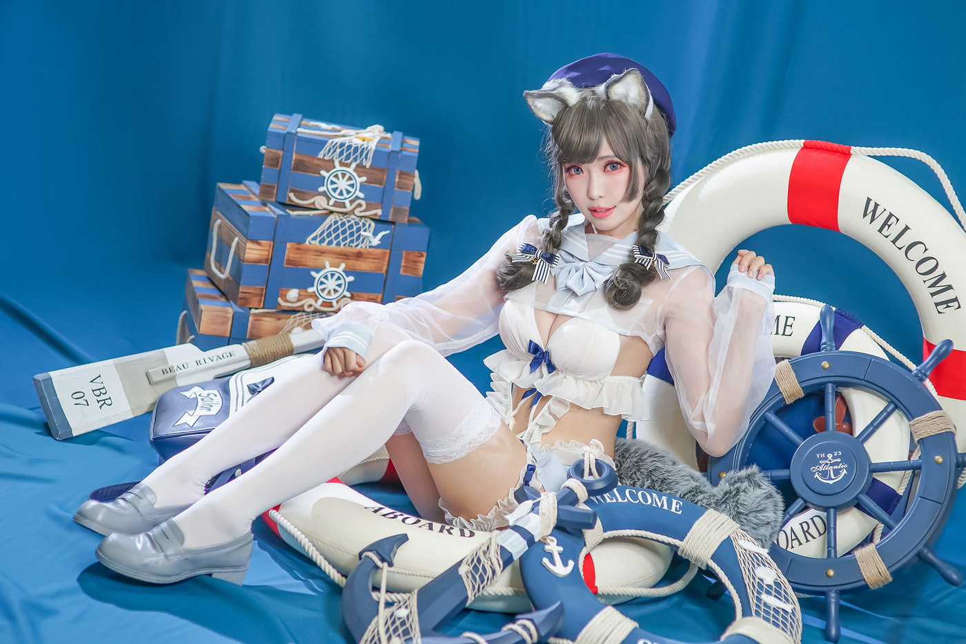 图片[13]-Ely_eee(ElyEE子) – 灰太狼-泳圈[21P] – 速更版-美库