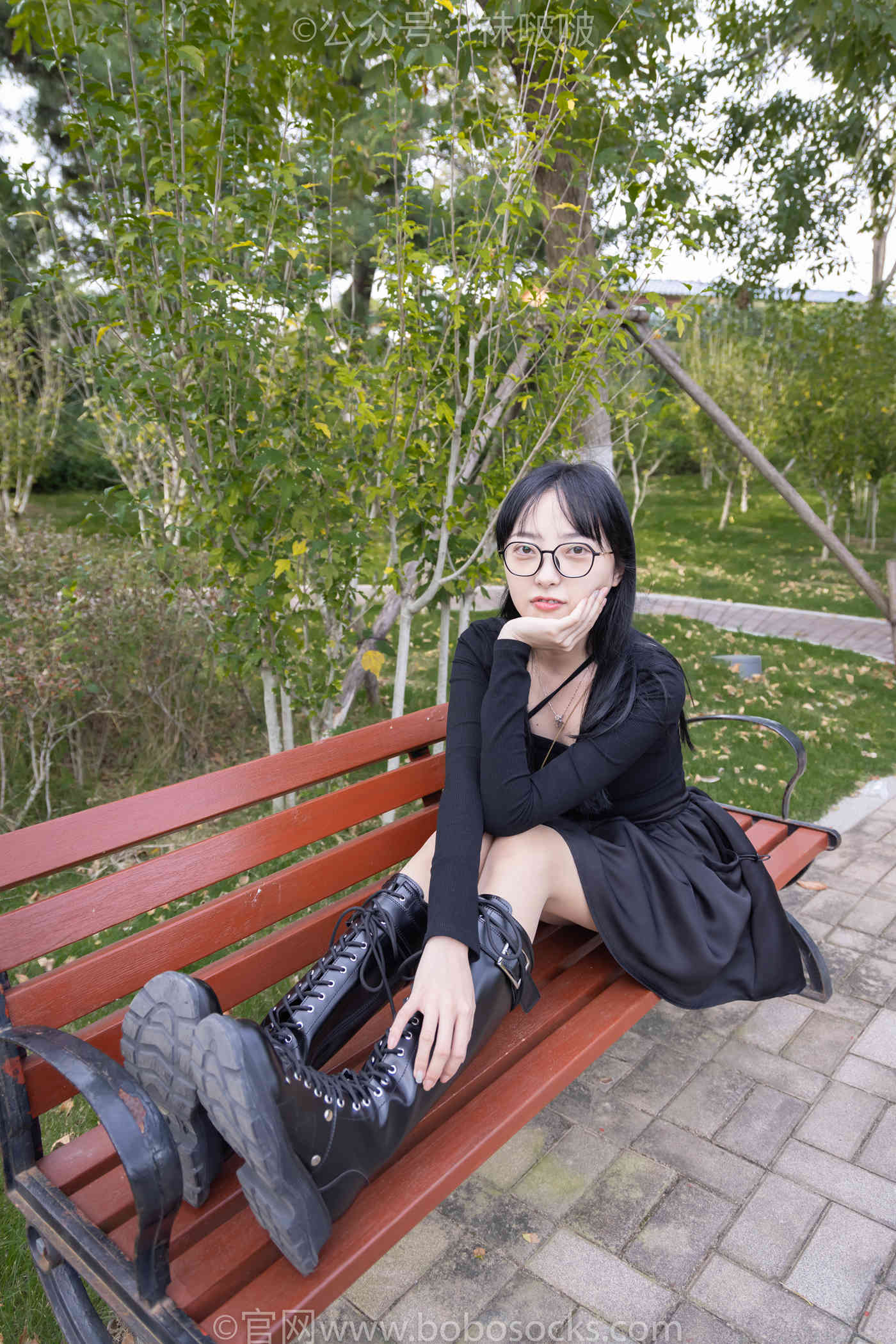 图片[21]-[BoBoSocks袜啵啵]NO.040 稚予-长靴、白棉袜、肉丝[137P] – 速更版-美库