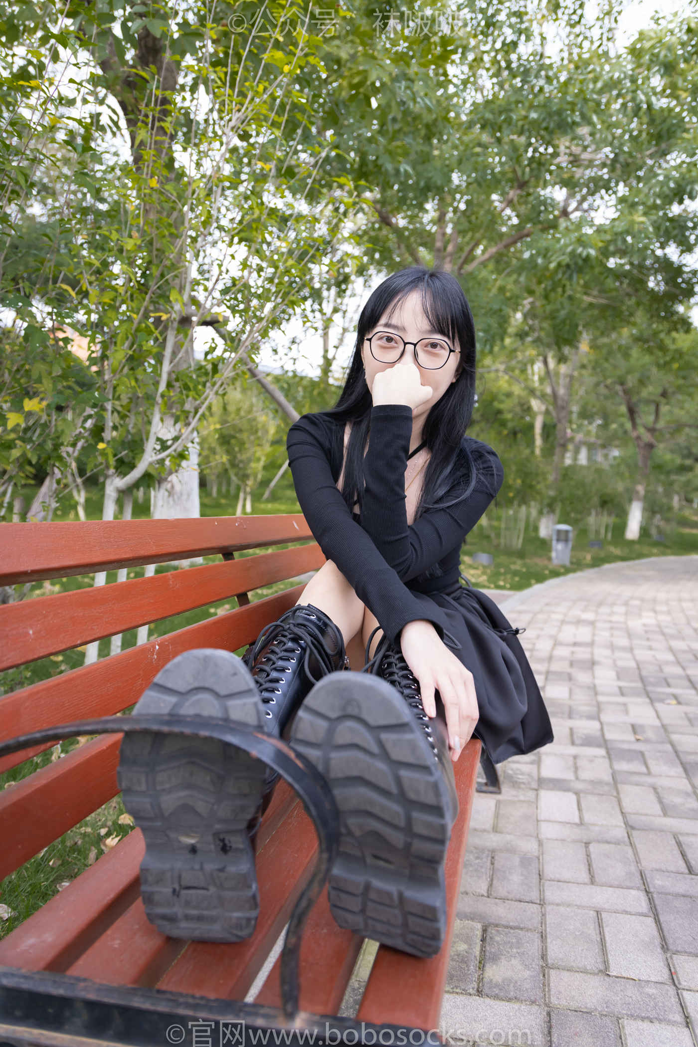 图片[22]-[BoBoSocks袜啵啵]NO.040 稚予-长靴、白棉袜、肉丝[137P] – 速更版-美库