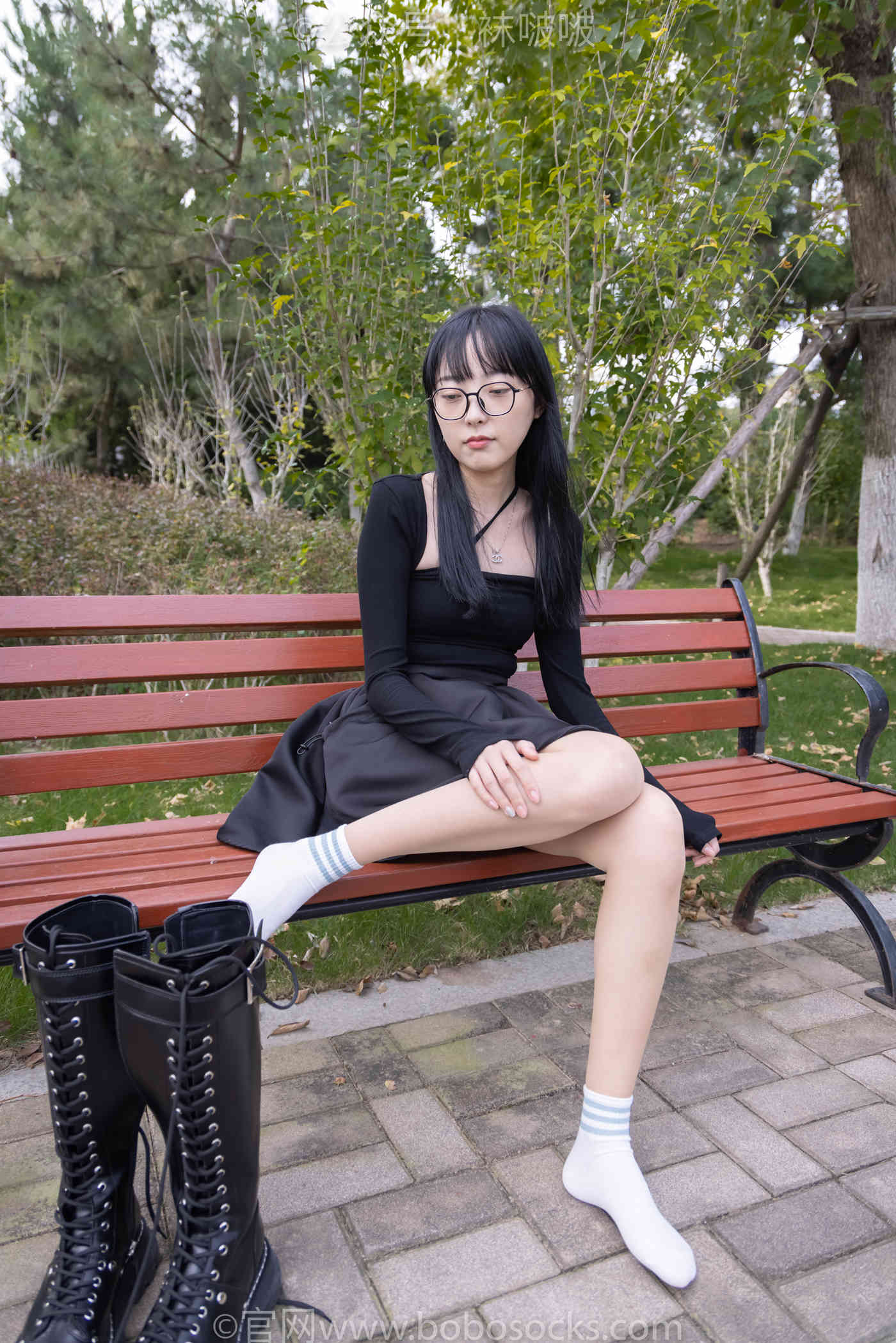 图片[55]-[BoBoSocks袜啵啵]NO.040 稚予-长靴、白棉袜、肉丝[137P] – 速更版-美库