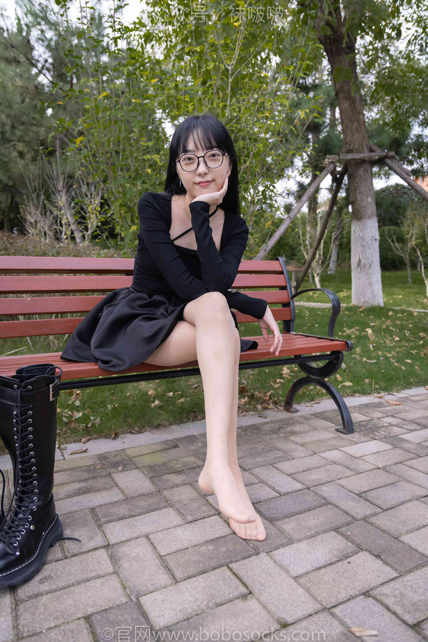 图片[125]-[BoBoSocks袜啵啵]NO.040 稚予-长靴、白棉袜、肉丝[137P] – 速更版-美库