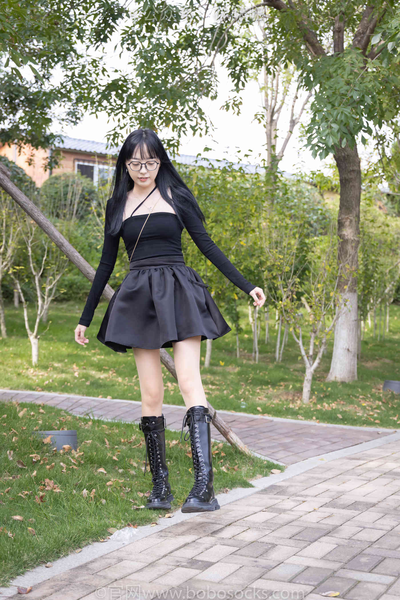 图片[135]-[BoBoSocks袜啵啵]NO.040 稚予-长靴、白棉袜、肉丝[137P] – 速更版-美库