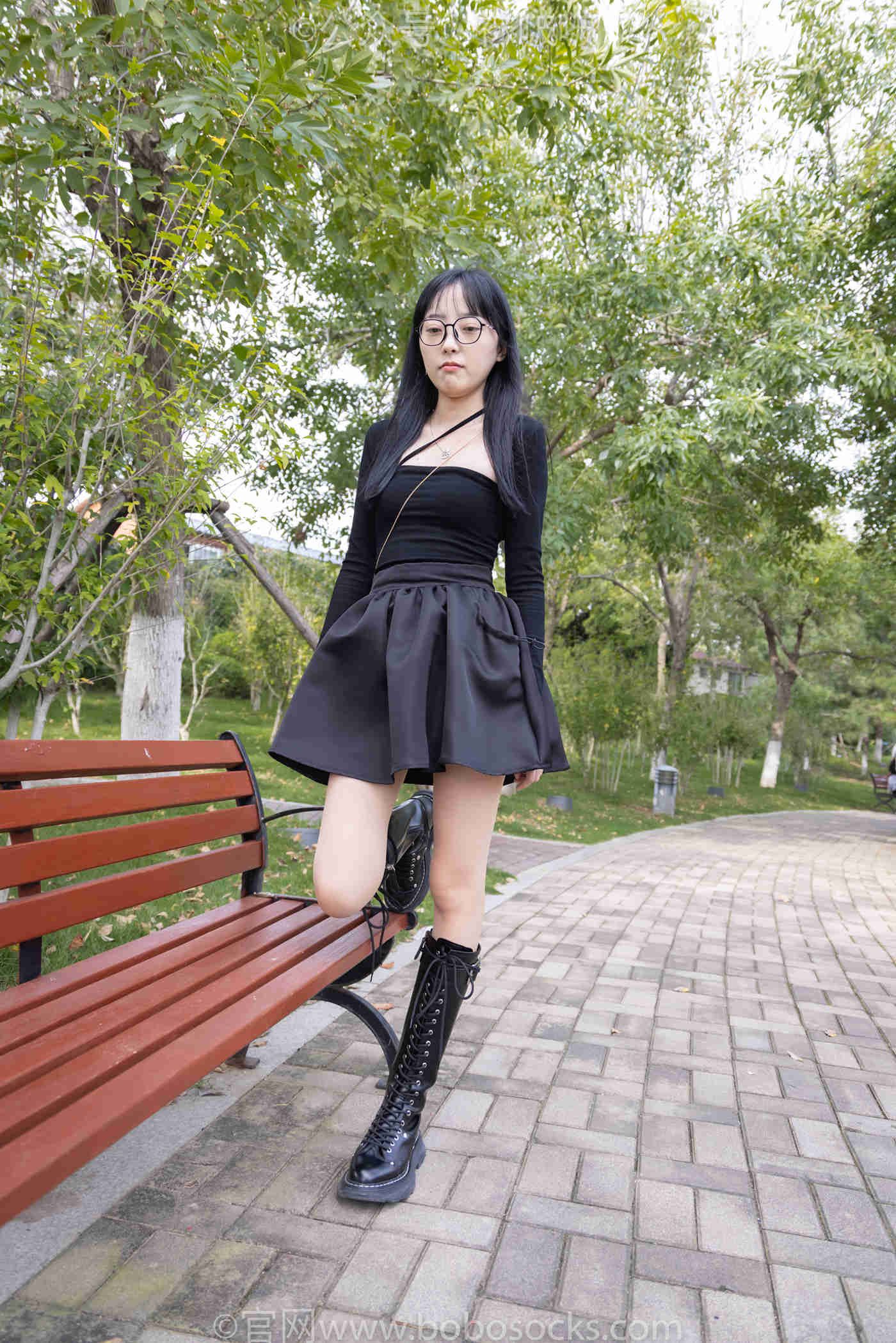 图片[137]-[BoBoSocks袜啵啵]NO.040 稚予-长靴、白棉袜、肉丝[137P] – 速更版-美库