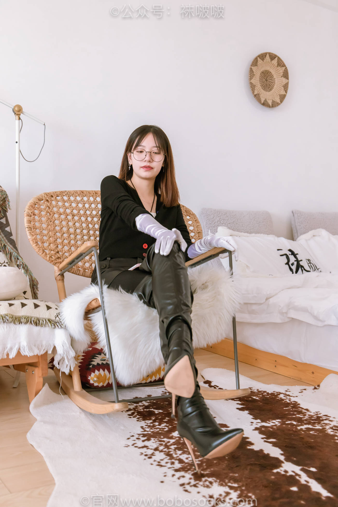 图片[11]-[BoBoSocks袜啵啵]NO.041 小甜豆-高跟长靴、黑色踩脚裤、肉丝[140P] – 速更版-美库