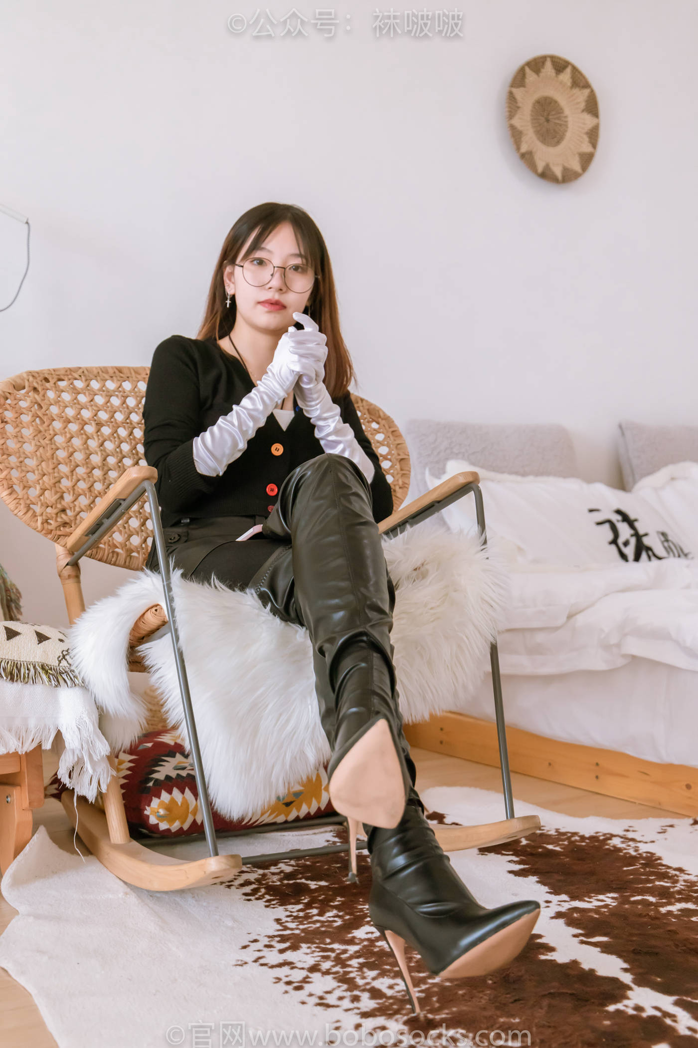 图片[12]-[BoBoSocks袜啵啵]NO.041 小甜豆-高跟长靴、黑色踩脚裤、肉丝[140P] – 速更版-美库