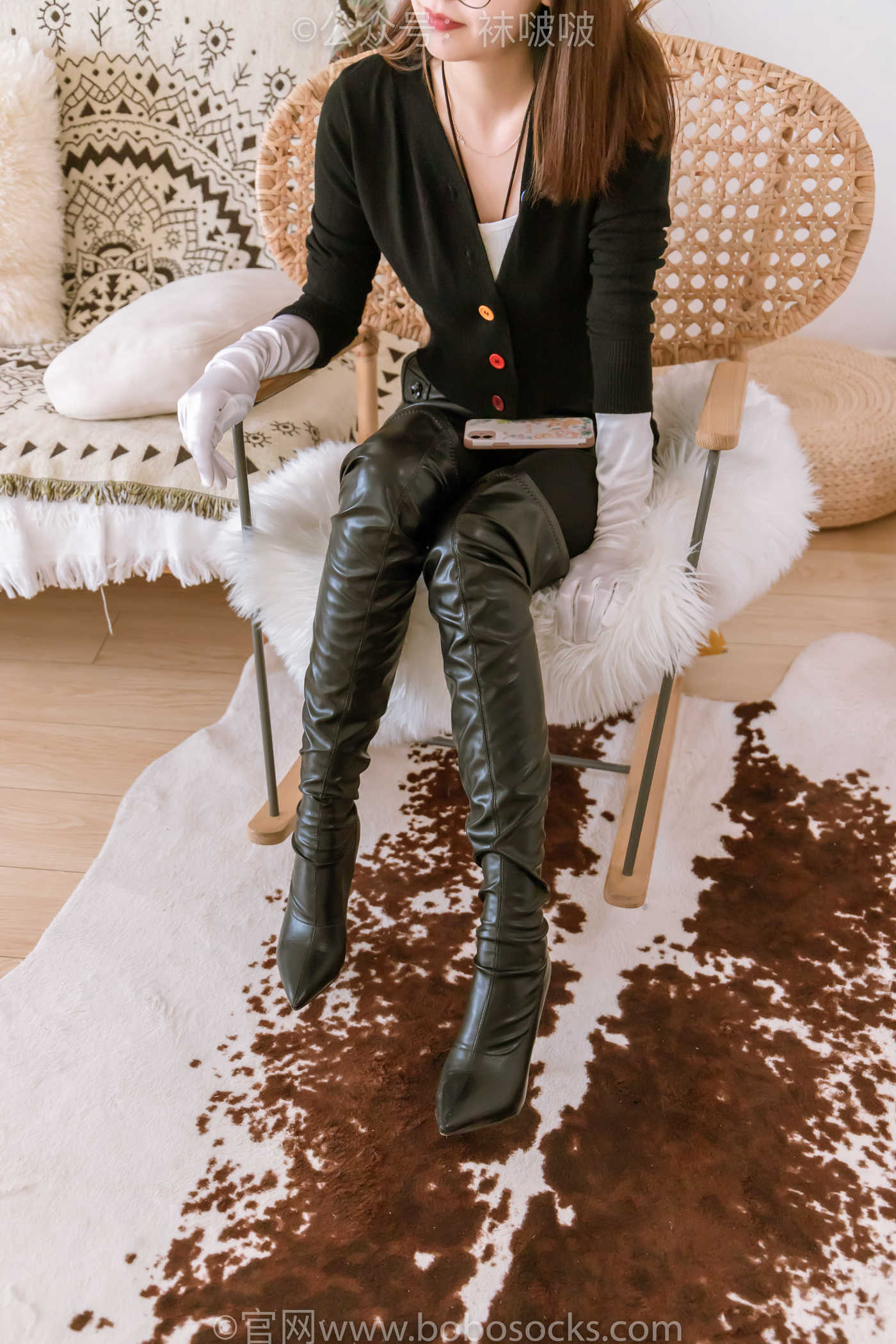 图片[16]-[BoBoSocks袜啵啵]NO.041 小甜豆-高跟长靴、黑色踩脚裤、肉丝[140P] – 速更版-美库