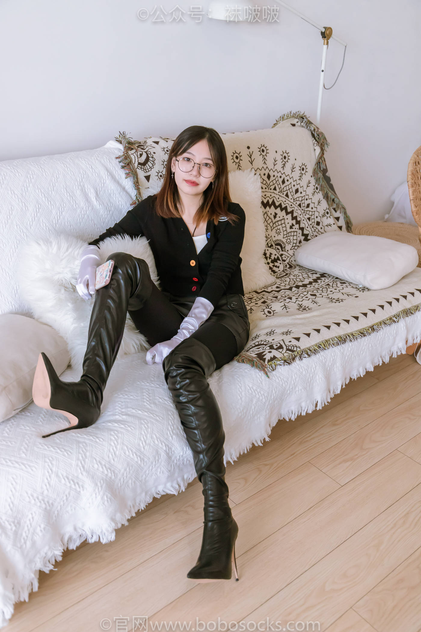 图片[21]-[BoBoSocks袜啵啵]NO.041 小甜豆-高跟长靴、黑色踩脚裤、肉丝[140P] – 速更版-美库