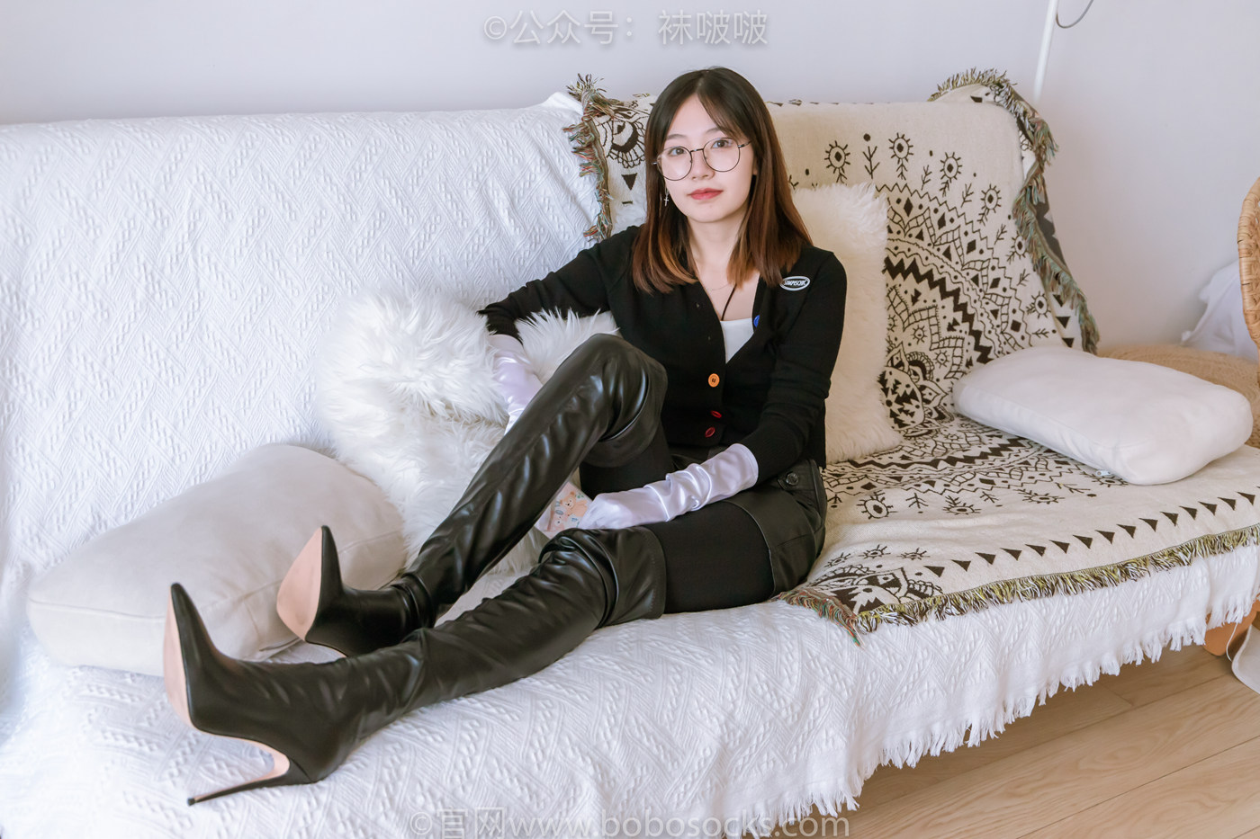 图片[23]-[BoBoSocks袜啵啵]NO.041 小甜豆-高跟长靴、黑色踩脚裤、肉丝[140P] – 速更版-美库
