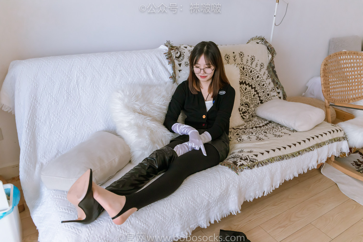 图片[30]-[BoBoSocks袜啵啵]NO.041 小甜豆-高跟长靴、黑色踩脚裤、肉丝[140P] – 速更版-美库