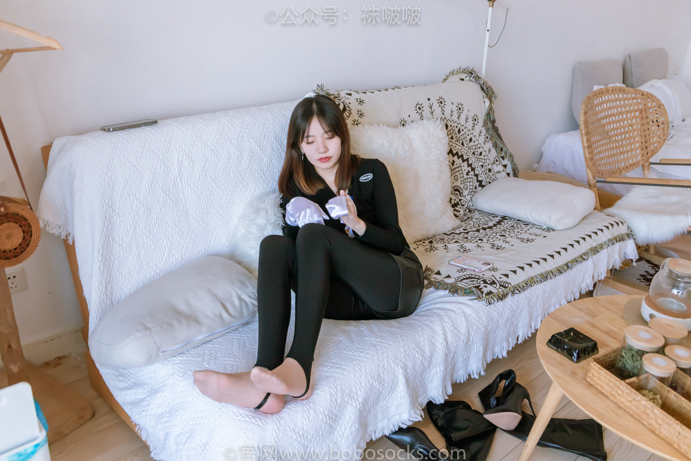 图片[132]-[BoBoSocks袜啵啵]NO.041 小甜豆-高跟长靴、黑色踩脚裤、肉丝[140P] – 速更版-美库