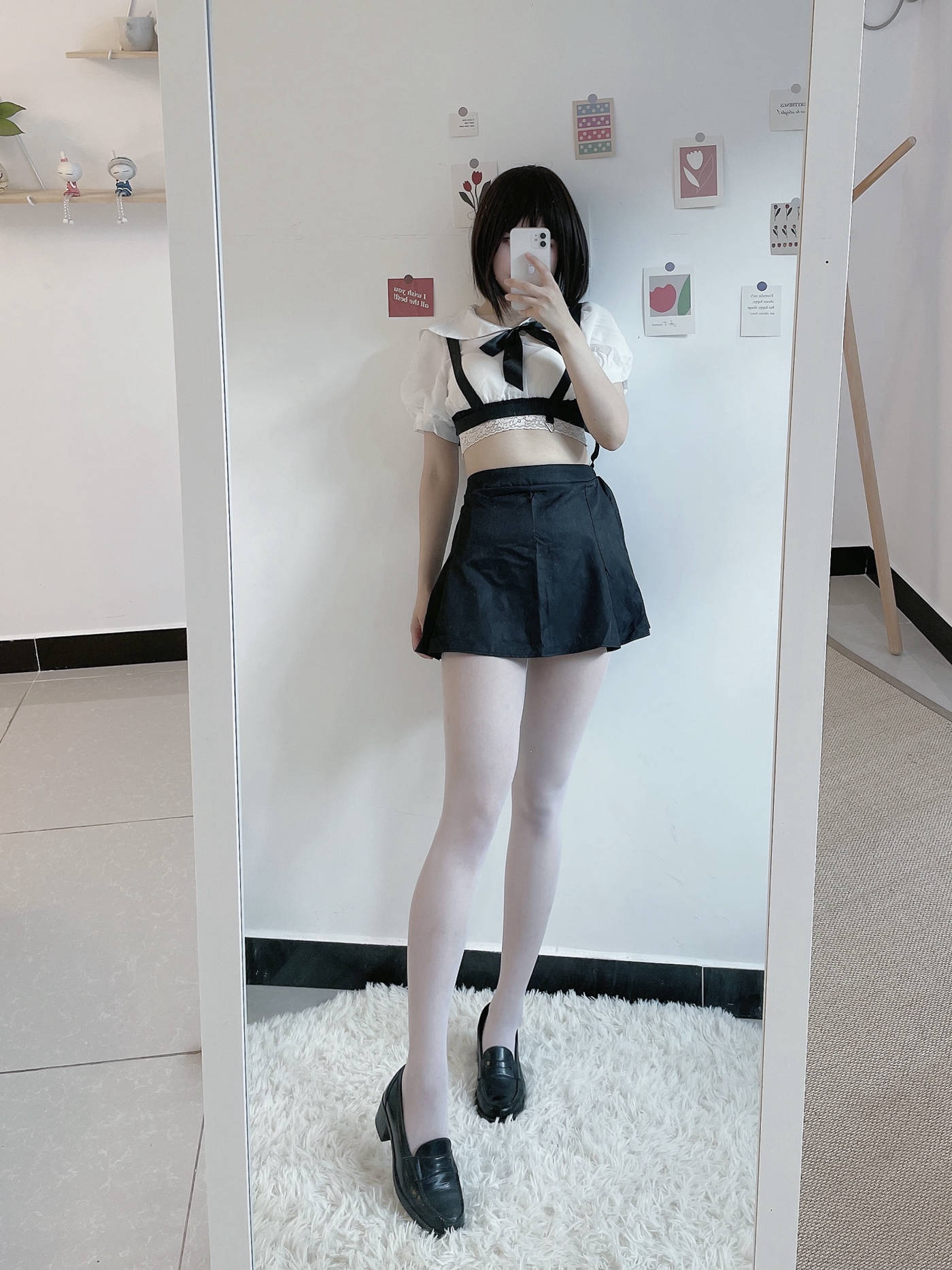 图片[13]-田璐璐 – 白丝短裙[77P] – 速更版-美库