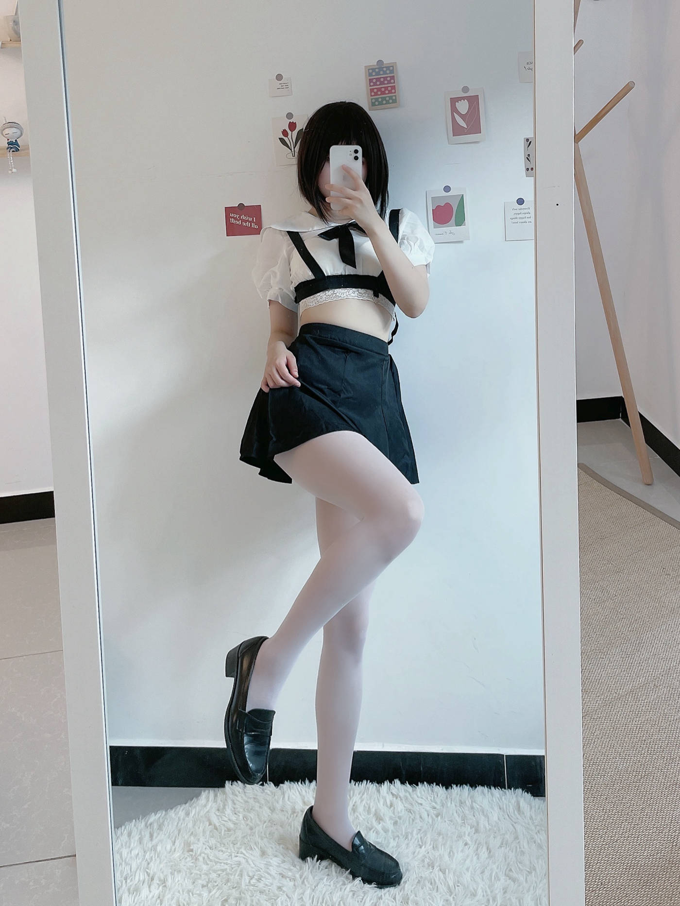 图片[14]-田璐璐 – 白丝短裙[77P] – 速更版-美库