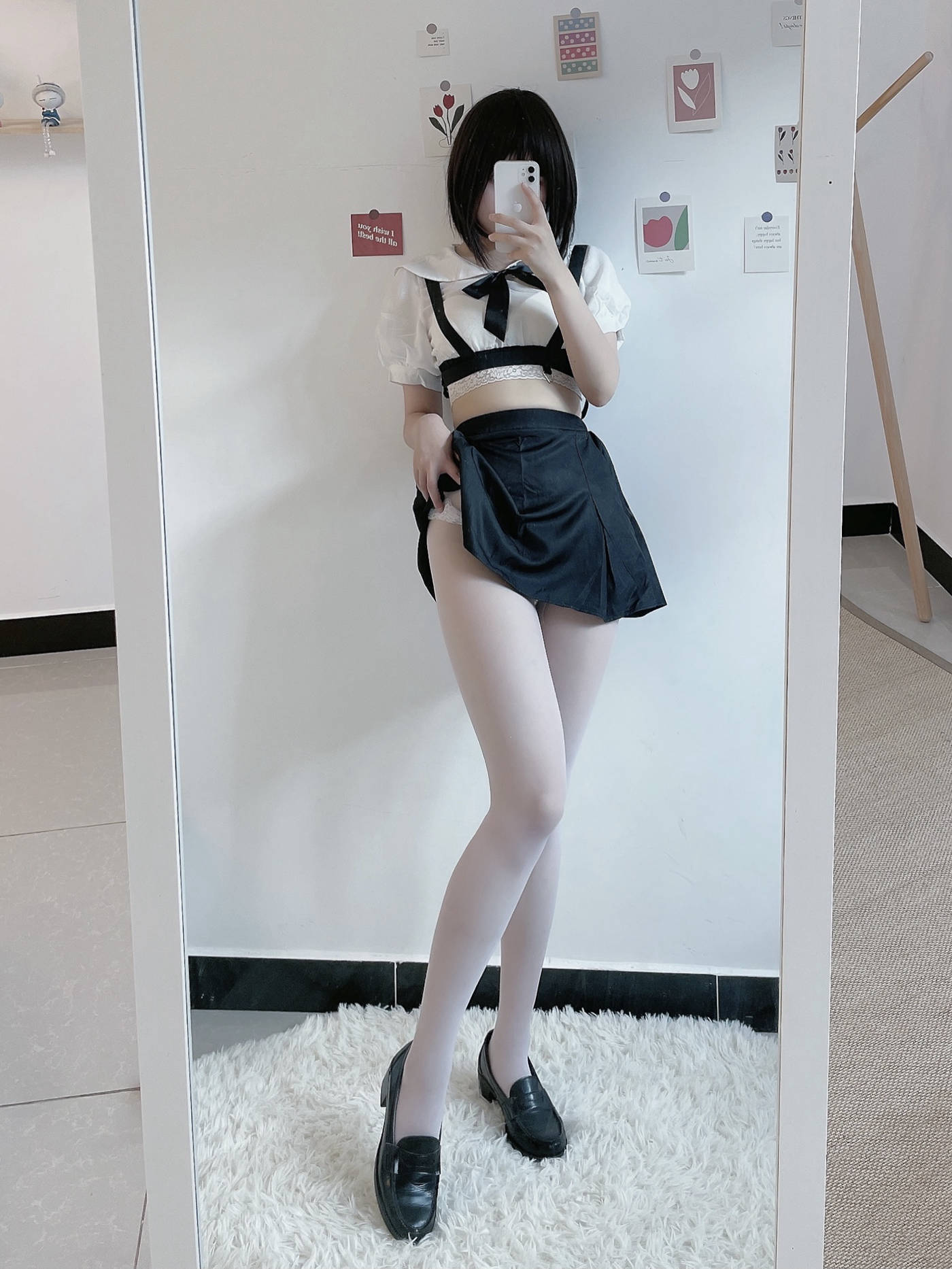 图片[16]-田璐璐 – 白丝短裙[77P] – 速更版-美库