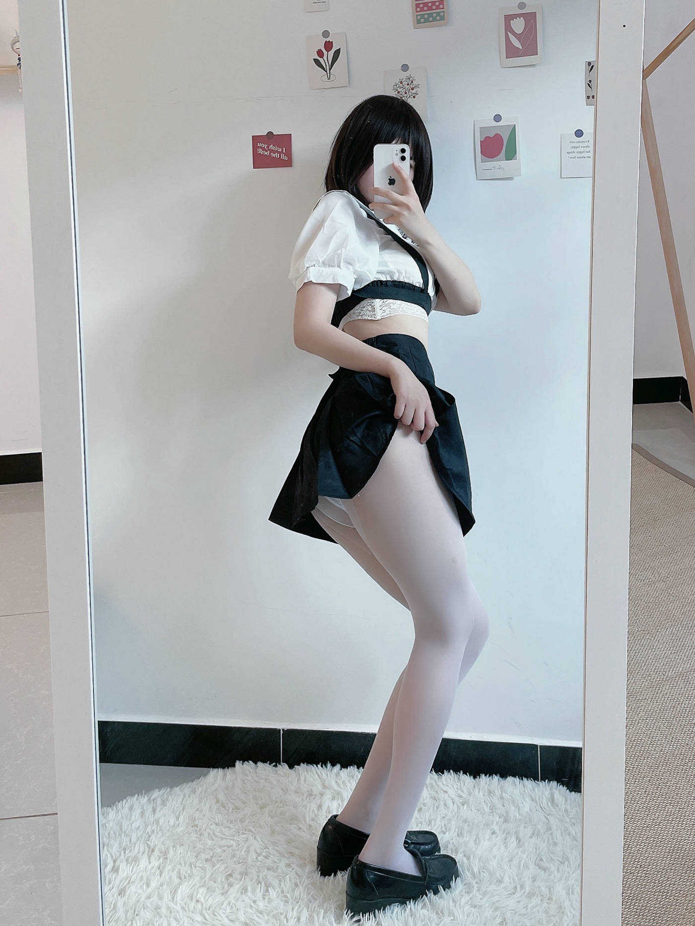 图片[17]-田璐璐 – 白丝短裙[77P] – 速更版-美库