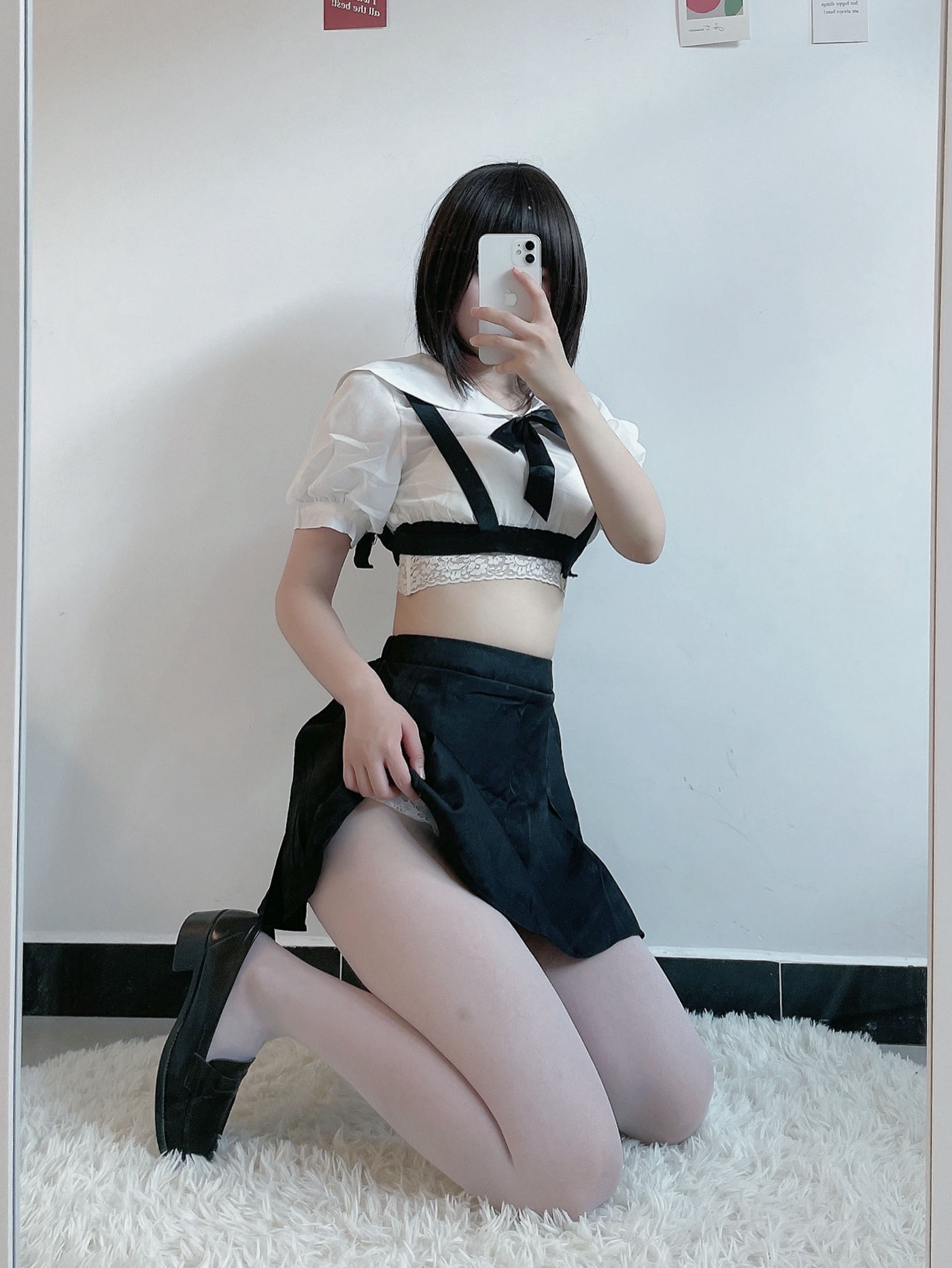 图片[18]-田璐璐 – 白丝短裙[77P] – 速更版-美库