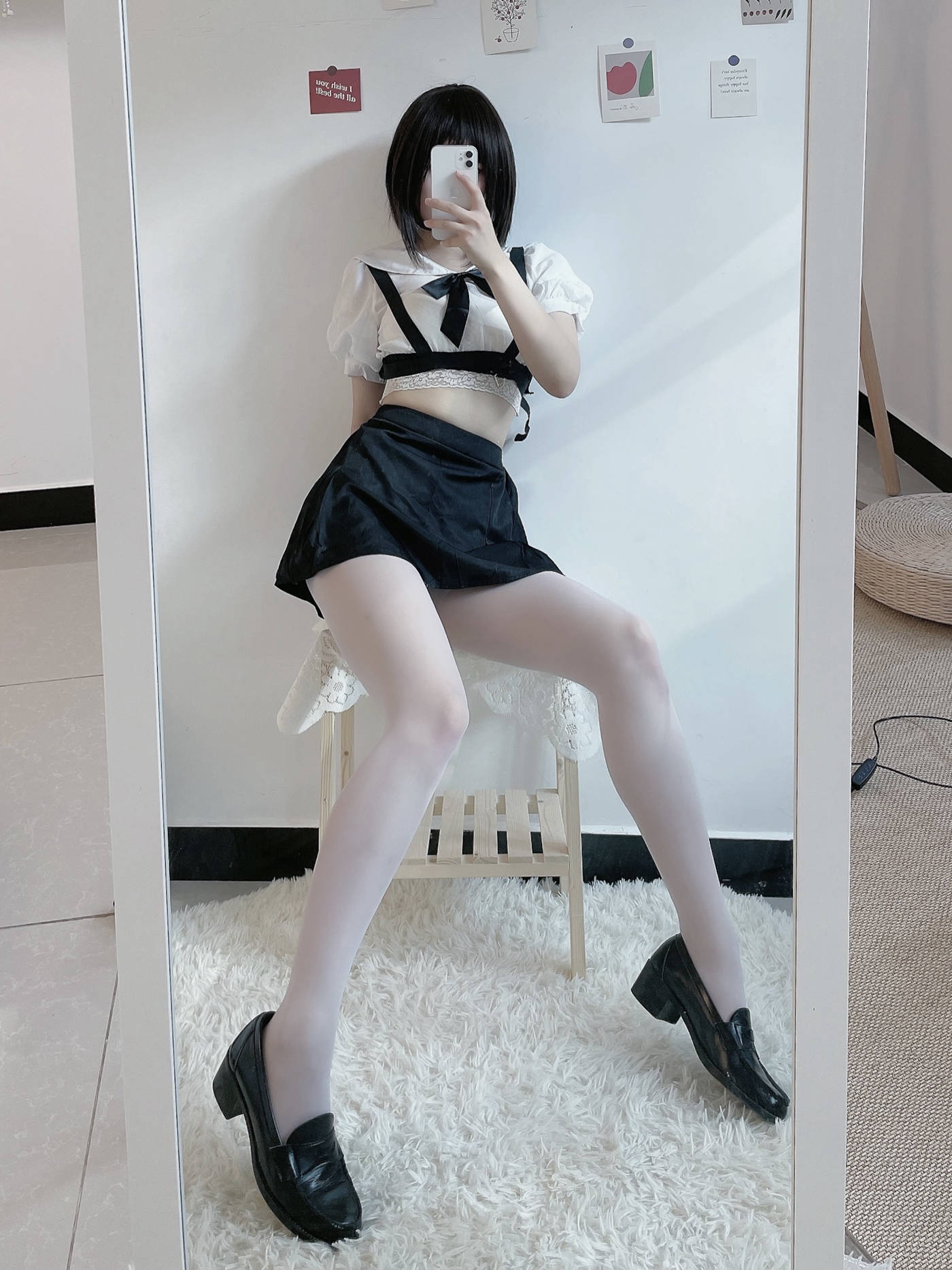 图片[25]-田璐璐 – 白丝短裙[77P] – 速更版-美库