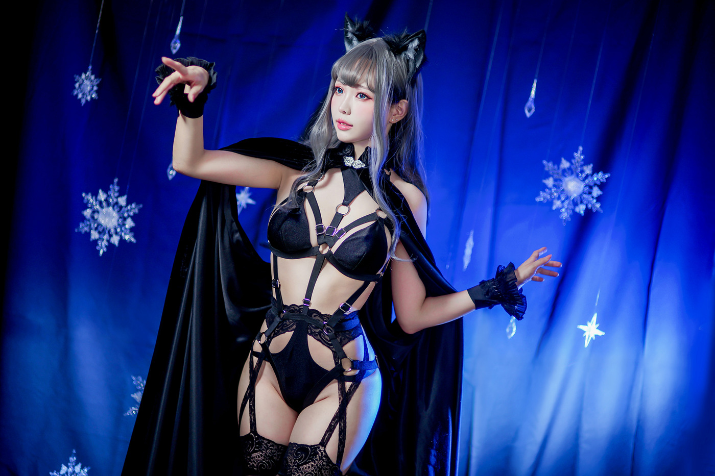 图片[23]-Ely_eee(ElyEE子) – 灰太狼-黑丝带[24P] – 速更版-美库