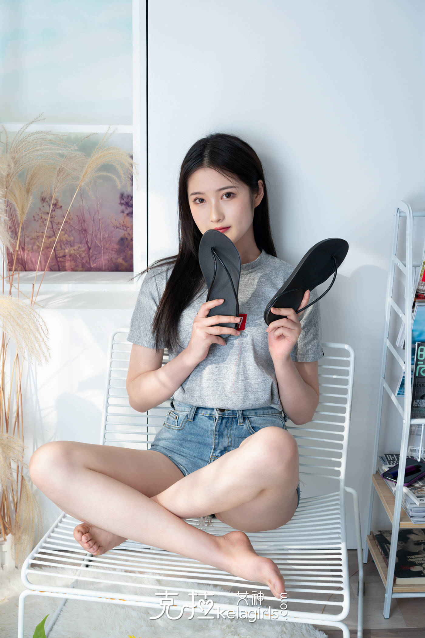 图片[20]-[KeLaGirls克拉女神] [KL] 2021.05.15《萌妹人字拖》嘉萌[22P] – 速更版-美库