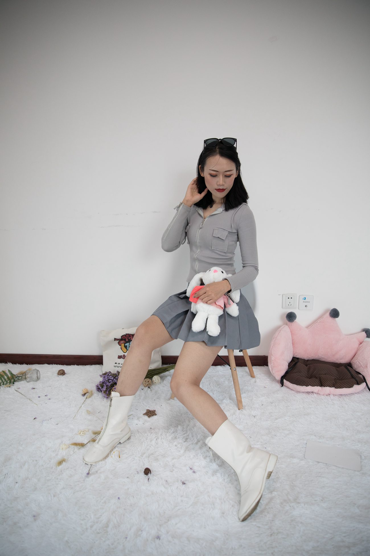 图片[35]-勿恋传媒 No.382 echo-兔子与雪花 [133P] – 速更版-美库