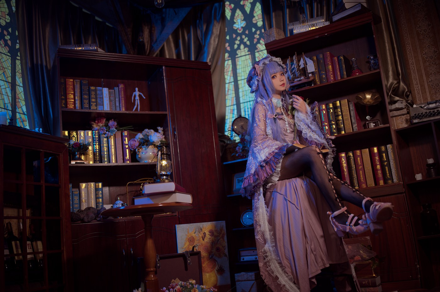 图片[38]-[花柒Hana]明日方舟w&镜华xcw&帕秋莉睡衣[40P] – 速更版-美库