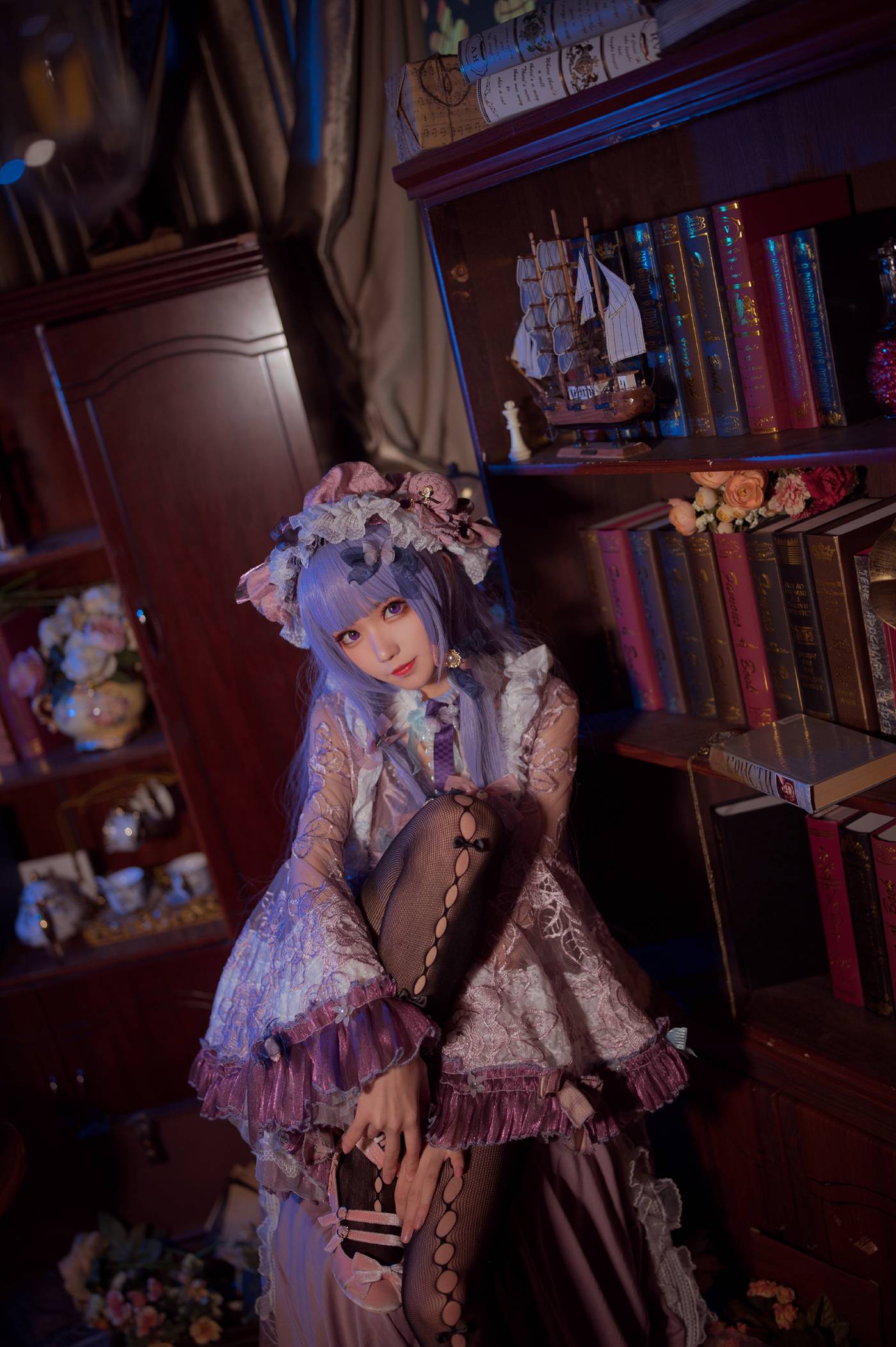 图片[40]-[花柒Hana]明日方舟w&镜华xcw&帕秋莉睡衣[40P] – 速更版-美库