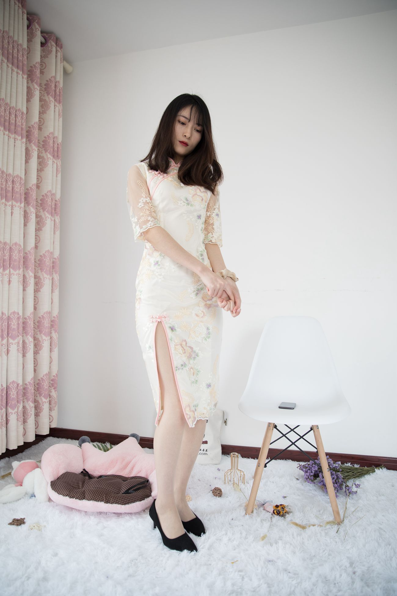 图片[17]-勿恋传媒 No.386 猫耳-旗袍剧情版 [130P] – 速更版-美库