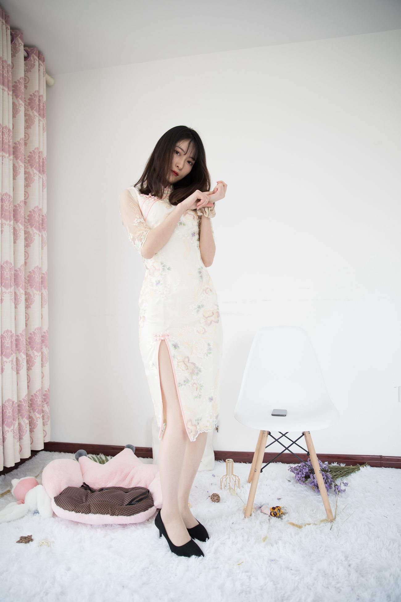 图片[18]-勿恋传媒 No.386 猫耳-旗袍剧情版 [130P] – 速更版-美库