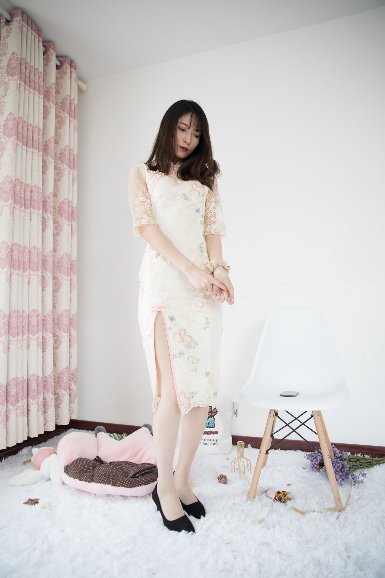 图片[19]-勿恋传媒 No.386 猫耳-旗袍剧情版 [130P] – 速更版-美库