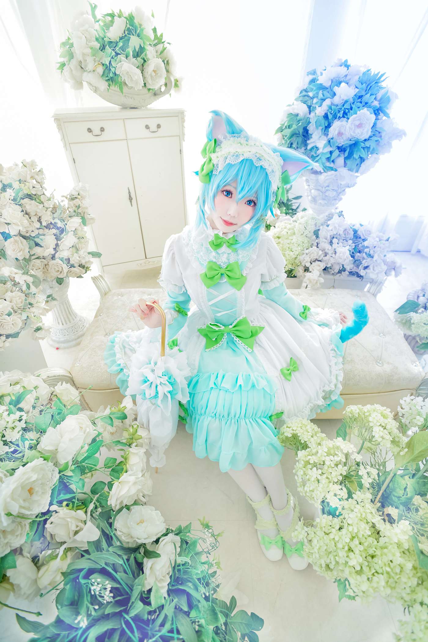 图片[10]-Ely_eee(ElyEE子) – 猫耳下午茶[24P] – 速更版-美库