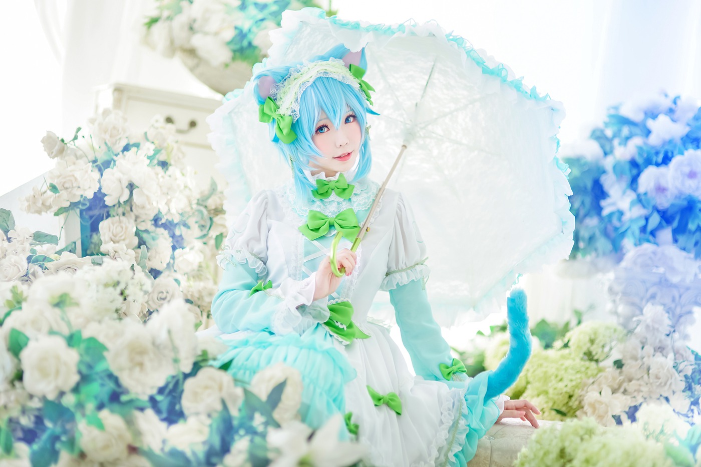 图片[13]-Ely_eee(ElyEE子) – 猫耳下午茶[24P] – 速更版-美库