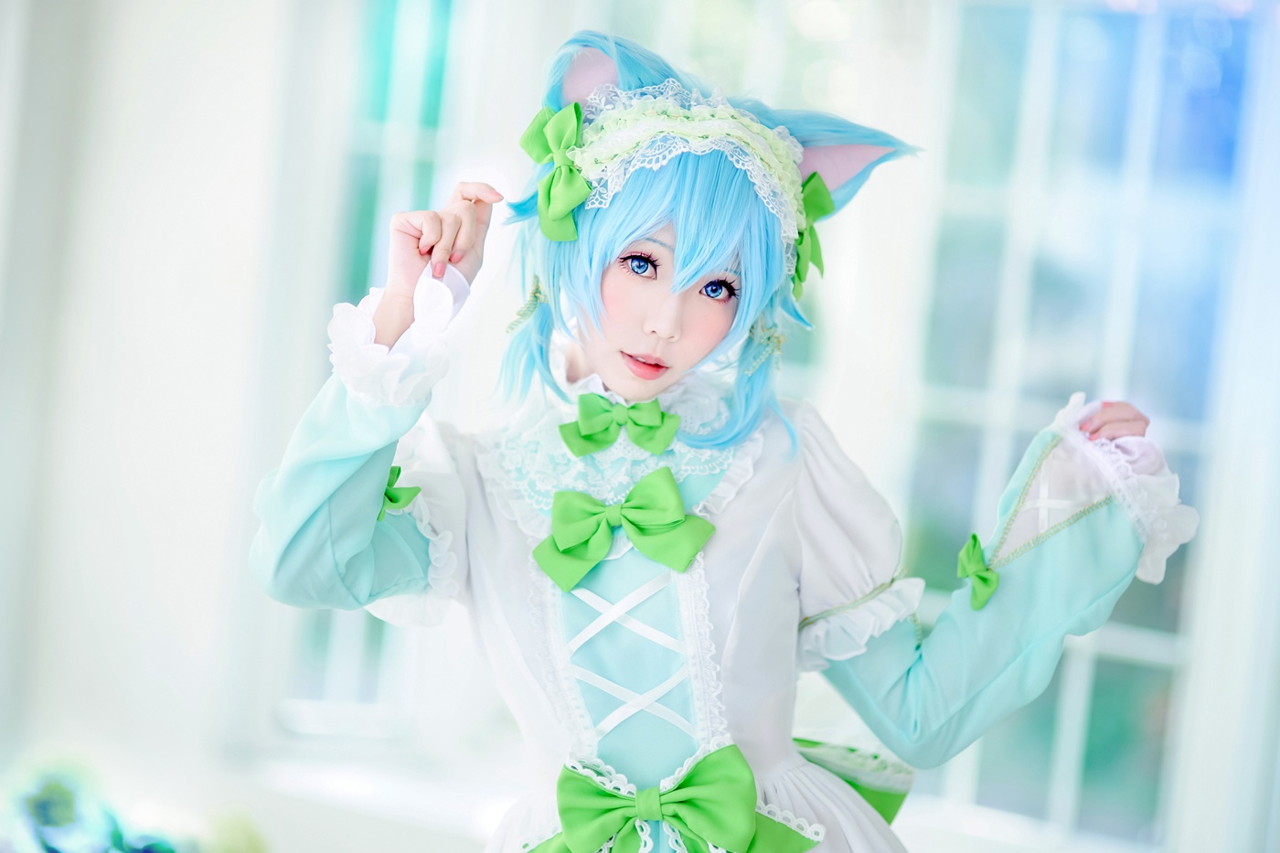 图片[20]-Ely_eee(ElyEE子) – 猫耳下午茶[24P] – 速更版-美库