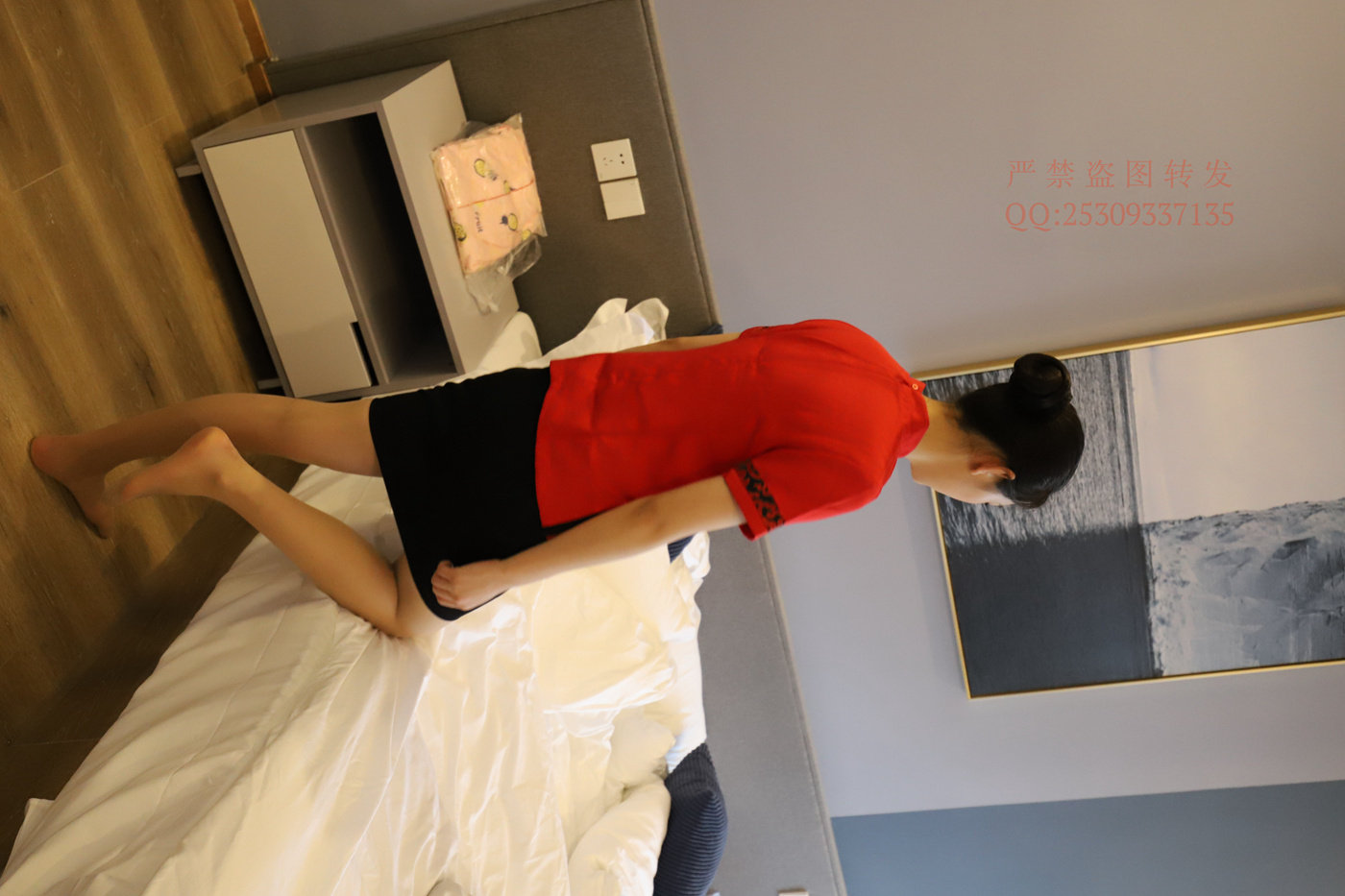 图片[11]-大西瓜爱牙膏-2018 7.8月活动 模特1（一） 服务员制服 [195P] – 速更版-美库