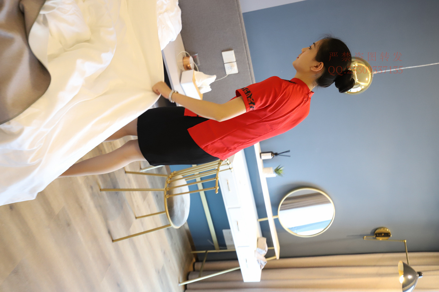 图片[28]-大西瓜爱牙膏-2018 7.8月活动 模特1（一） 服务员制服 [195P] – 速更版-美库