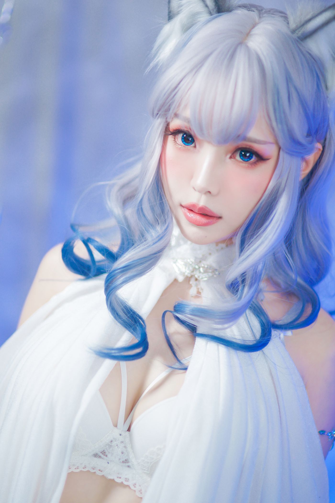 图片[11]-Ely_eee(ElyEE子) – 猫耳白丝带[48P] – 速更版-美库