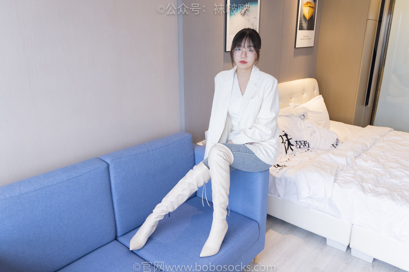 图片[11]-[BoBoSocks袜啵啵]NO.050 小甜豆-高跟长靴、白棉袜[175P] – 速更版-美库