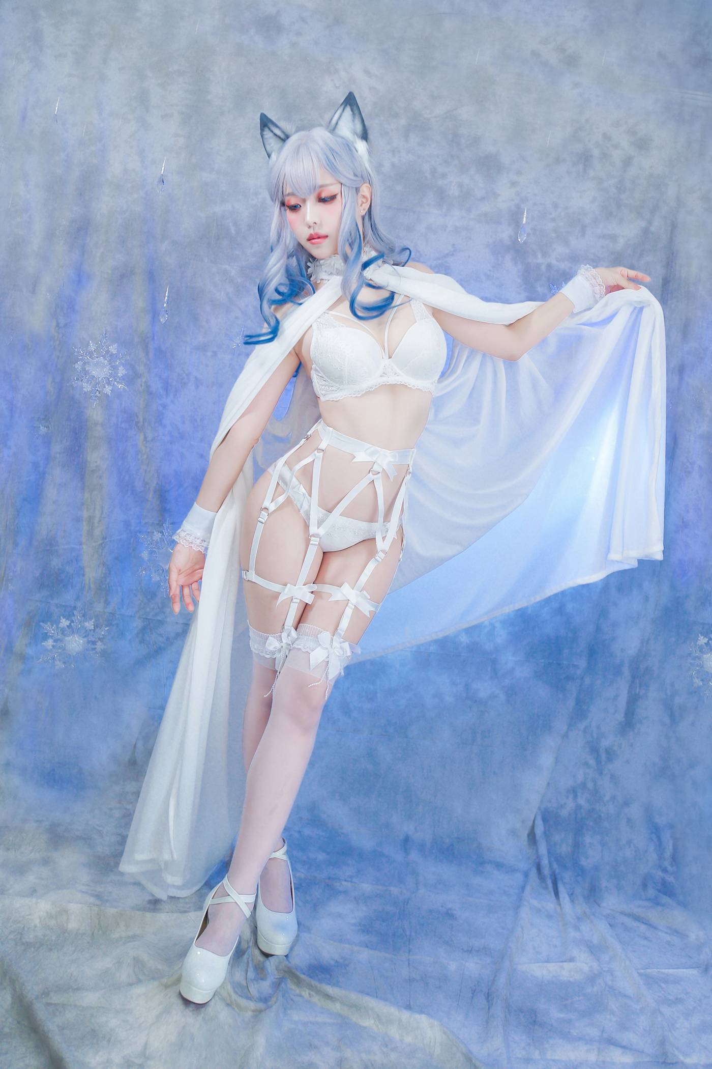 图片[28]-Ely_eee(ElyEE子) – 猫耳白丝带[48P] – 速更版-美库