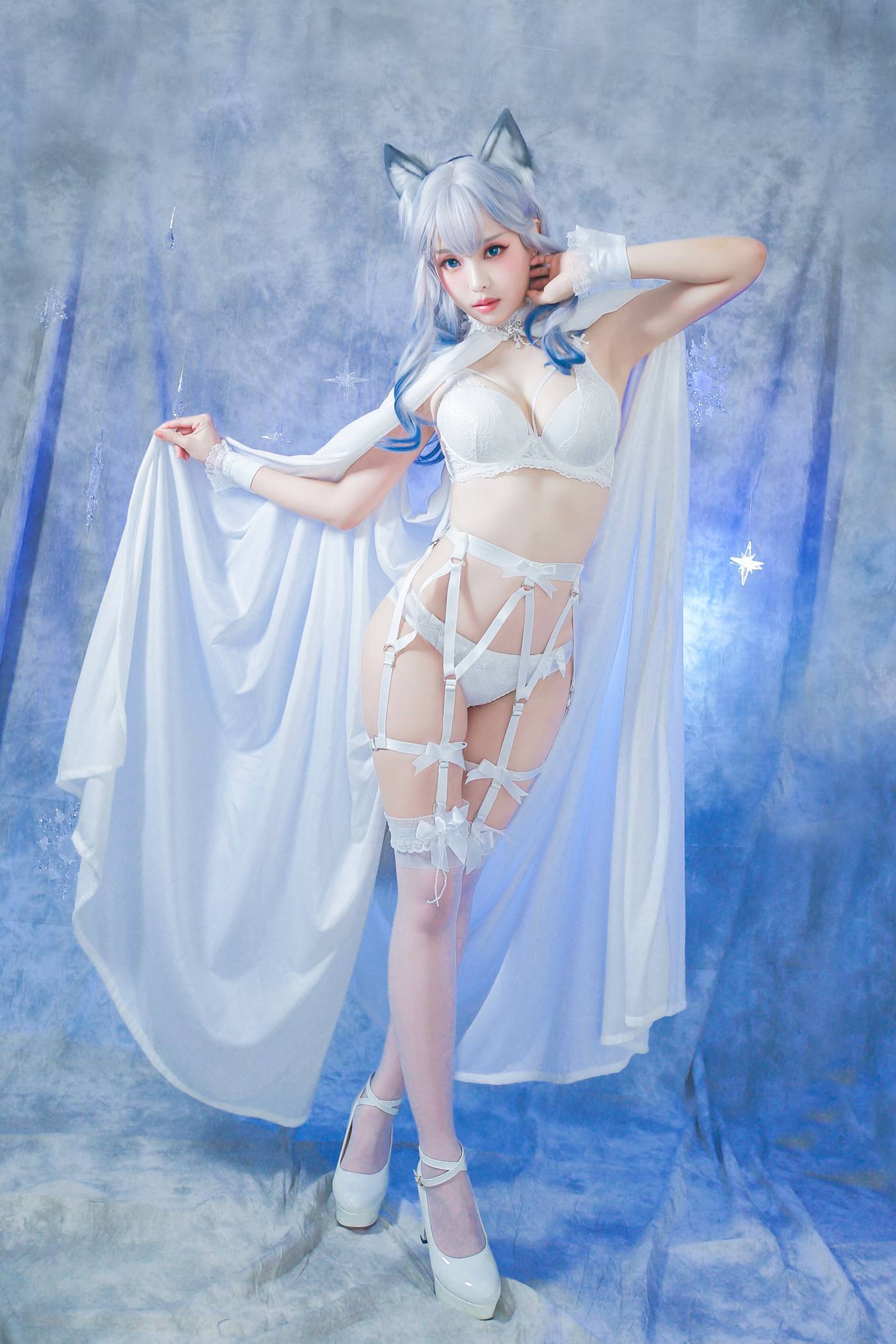 图片[29]-Ely_eee(ElyEE子) – 猫耳白丝带[48P] – 速更版-美库