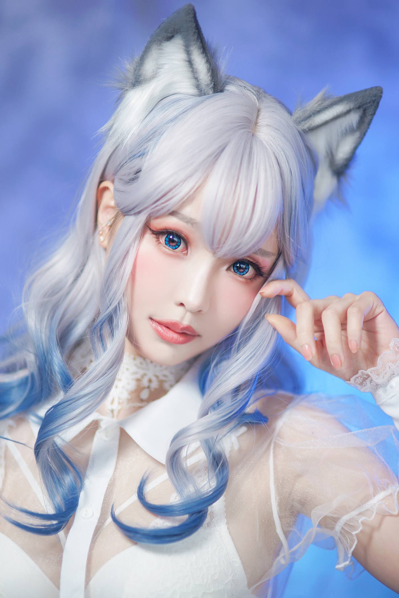 图片[31]-Ely_eee(ElyEE子) – 猫耳白丝带[48P] – 速更版-美库