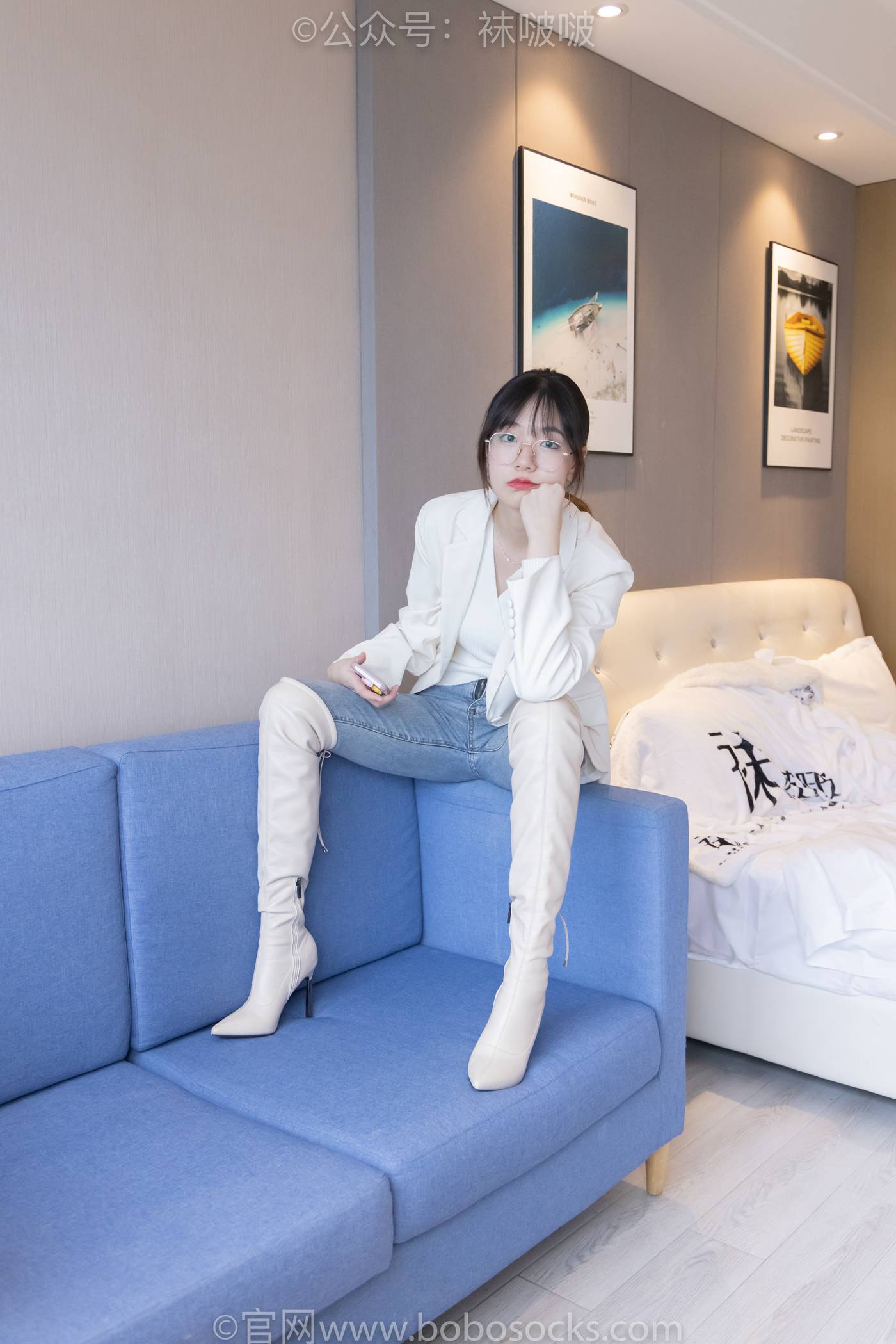 图片[17]-[BoBoSocks袜啵啵]NO.050 小甜豆-高跟长靴、白棉袜[175P] – 速更版-美库