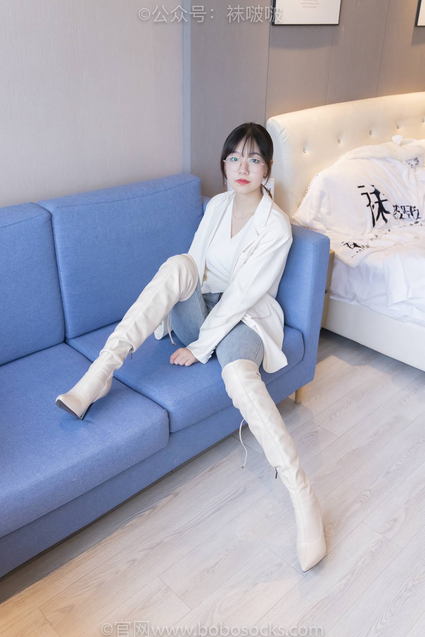 图片[19]-[BoBoSocks袜啵啵]NO.050 小甜豆-高跟长靴、白棉袜[175P] – 速更版-美库