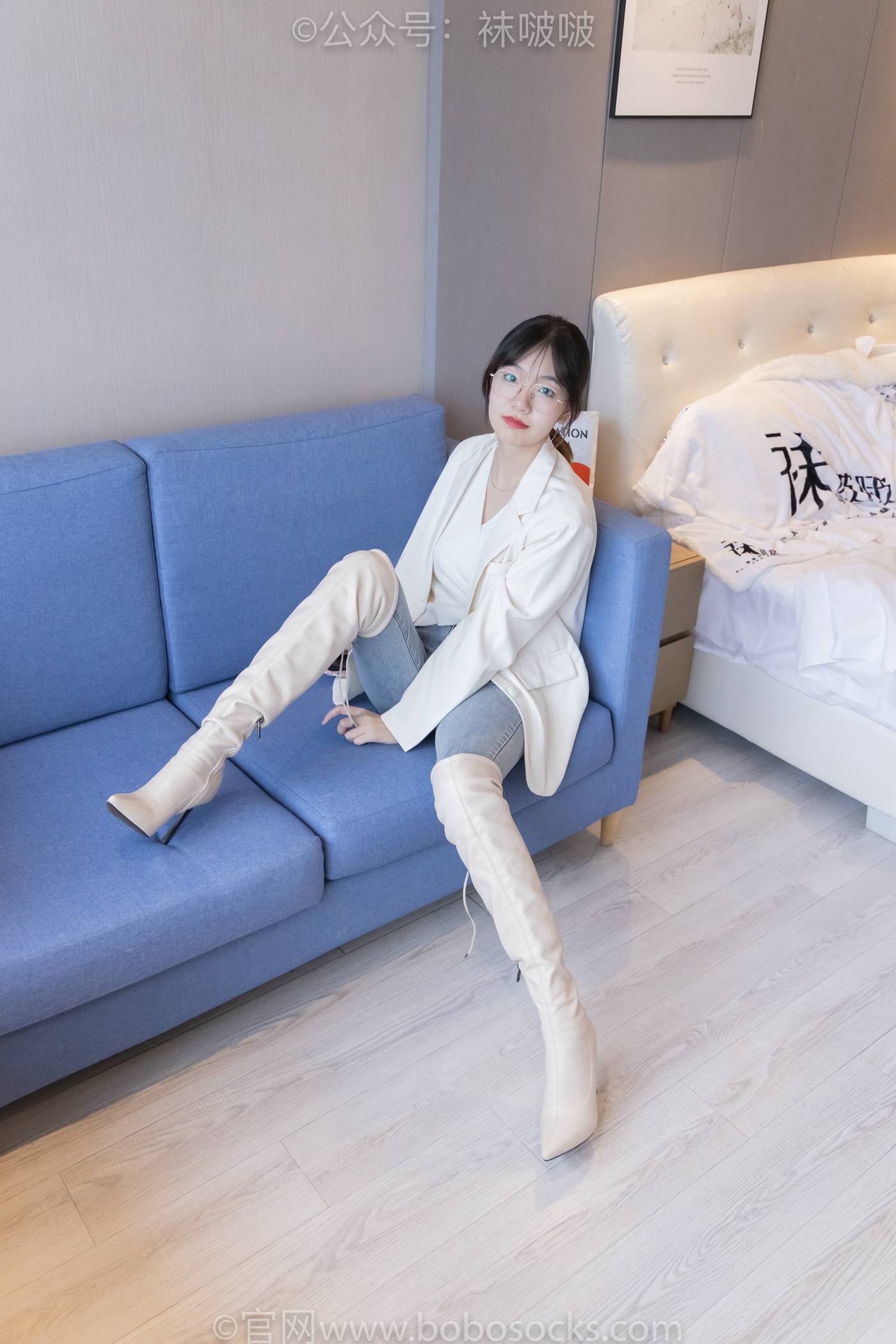 图片[20]-[BoBoSocks袜啵啵]NO.050 小甜豆-高跟长靴、白棉袜[175P] – 速更版-美库