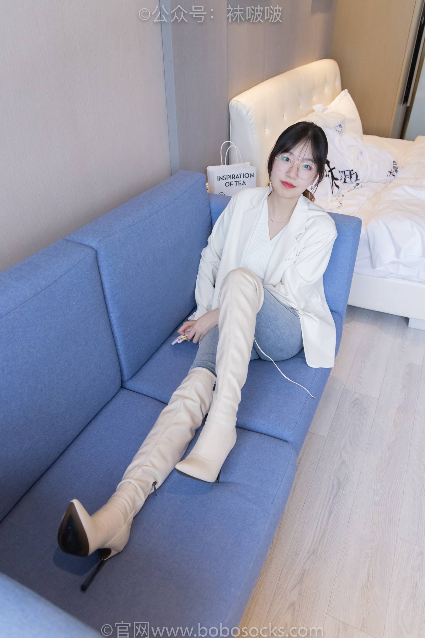 图片[21]-[BoBoSocks袜啵啵]NO.050 小甜豆-高跟长靴、白棉袜[175P] – 速更版-美库