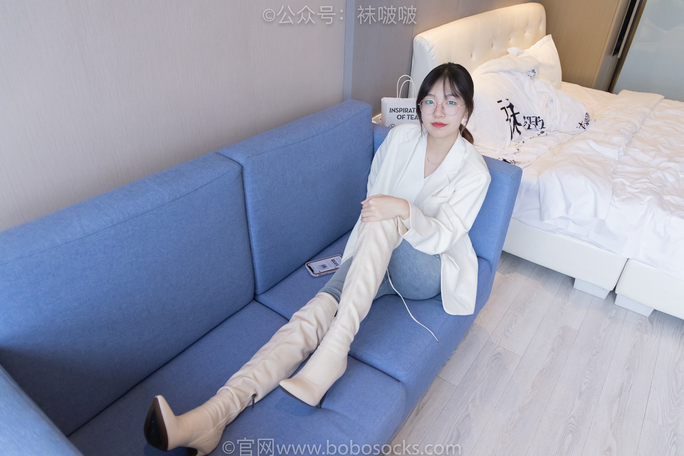 图片[22]-[BoBoSocks袜啵啵]NO.050 小甜豆-高跟长靴、白棉袜[175P] – 速更版-美库