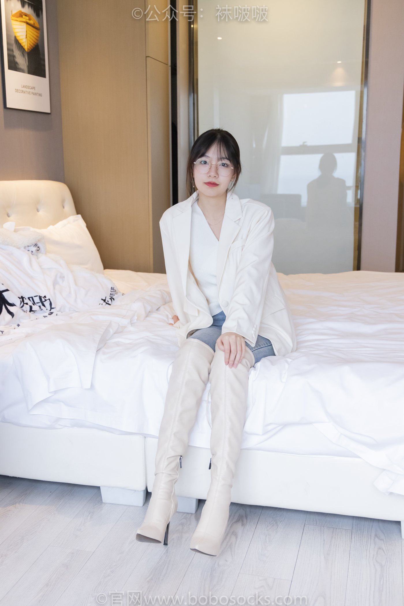 图片[28]-[BoBoSocks袜啵啵]NO.050 小甜豆-高跟长靴、白棉袜[175P] – 速更版-美库