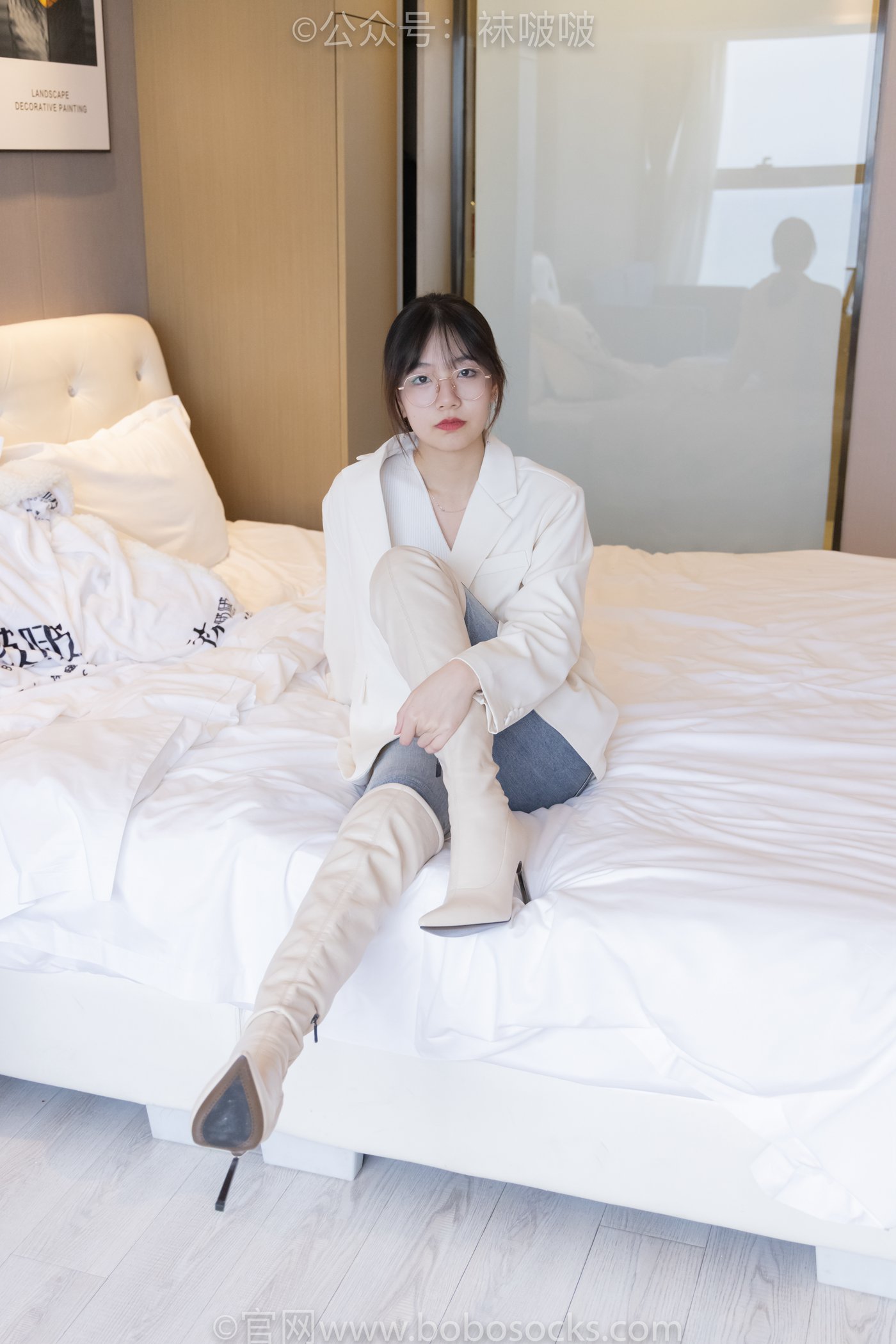 图片[31]-[BoBoSocks袜啵啵]NO.050 小甜豆-高跟长靴、白棉袜[175P] – 速更版-美库