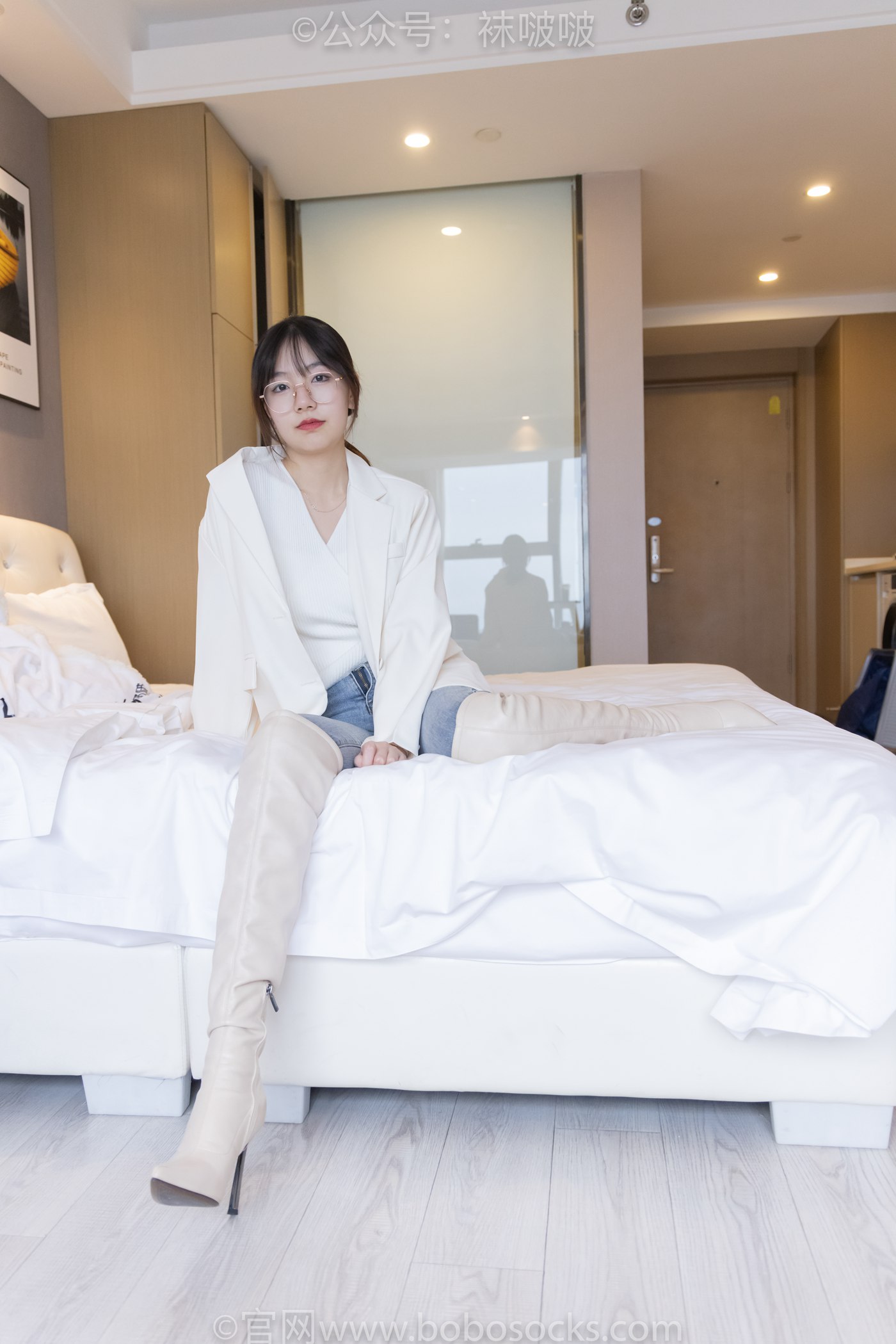 图片[33]-[BoBoSocks袜啵啵]NO.050 小甜豆-高跟长靴、白棉袜[175P] – 速更版-美库