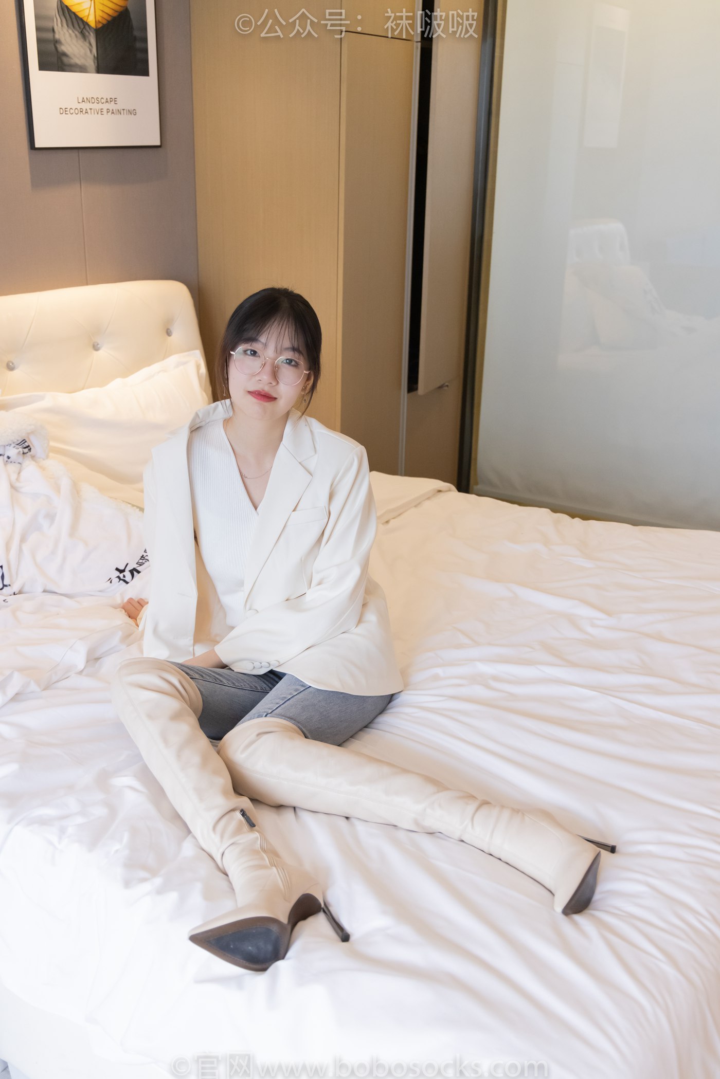 图片[39]-[BoBoSocks袜啵啵]NO.050 小甜豆-高跟长靴、白棉袜[175P] – 速更版-美库