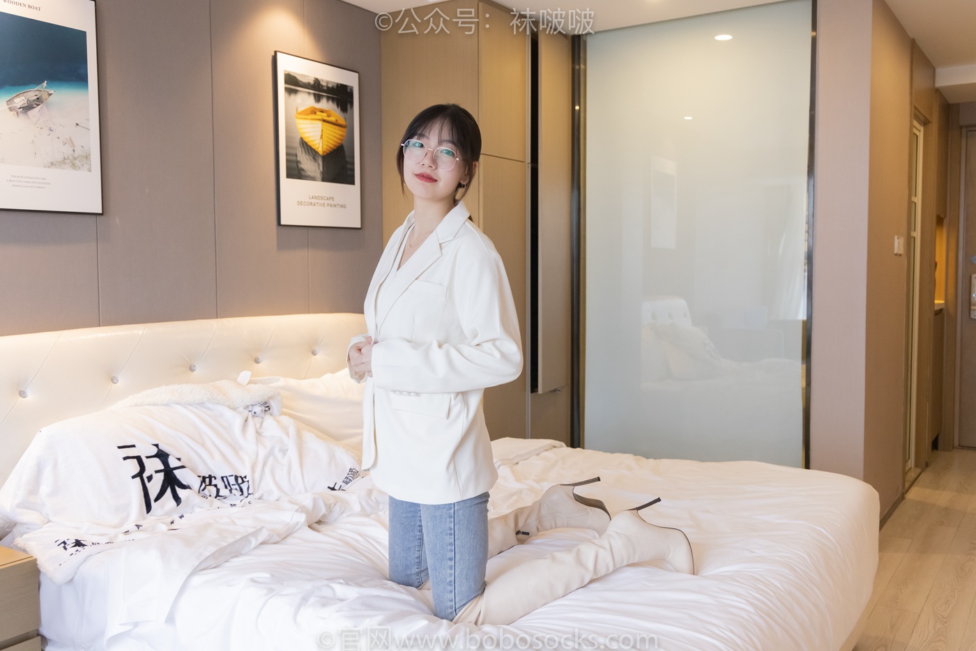 图片[44]-[BoBoSocks袜啵啵]NO.050 小甜豆-高跟长靴、白棉袜[175P] – 速更版-美库