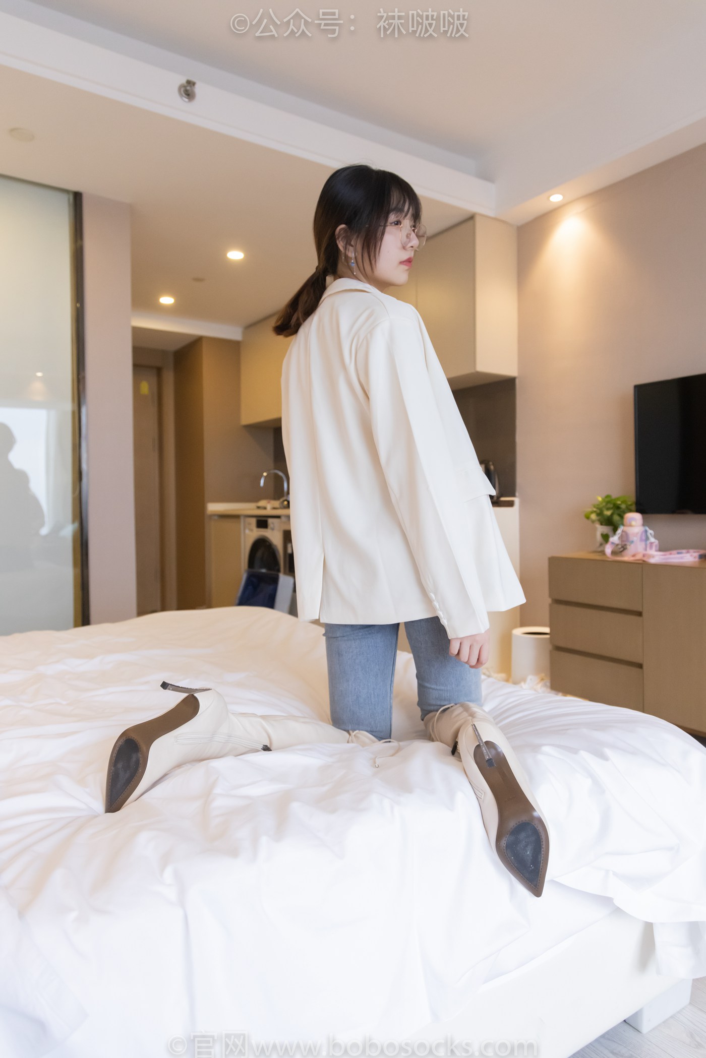 图片[55]-[BoBoSocks袜啵啵]NO.050 小甜豆-高跟长靴、白棉袜[175P] – 速更版-美库