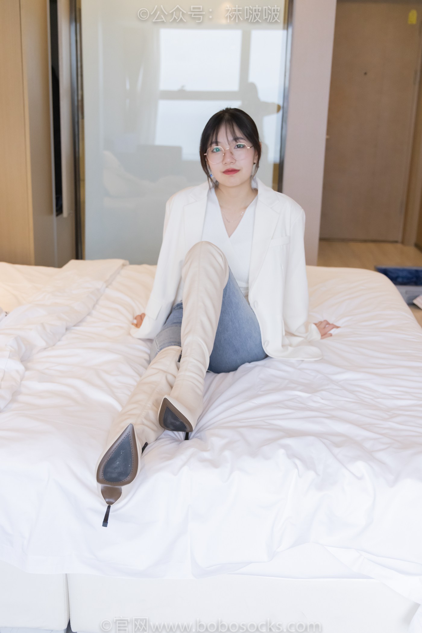 图片[75]-[BoBoSocks袜啵啵]NO.050 小甜豆-高跟长靴、白棉袜[175P] – 速更版-美库